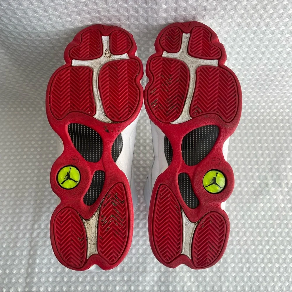 NIKE Air Jordan 13 Retro History Of Flight 2017 White/Red 7Y Women's 8.5 - Picture 7 of 10